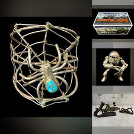 MaxSold Auction: This online auction includes antique and vintage ephemera, antique Asian decor, vintage sterling silver jewelry, NIB Hess trucks, NIB watches, collector silver coins, vintage Spider-Man comics, and much more!