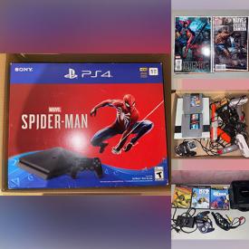 MaxSold Auction: This online auction includes video game consoles and games such as PS4 slim, original NES bundle, SNES, PSP, Nintendo DS, and GameCube, crystal ware, power tools, and more!