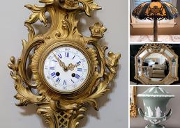 MaxSold Auction: This online auction features antique French wall clock, Moorcroft vases, Tiffany style lamp, Dresden cabinet plates, Wedgwood Jasperware, teacup/saucer sets, art glass, Meissen dishes, French chandelier, and much, much, more!!!