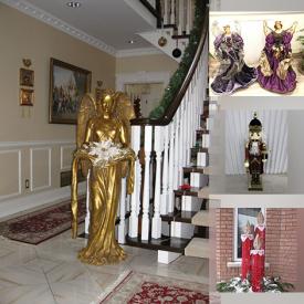 MaxSold Auction: This online auction features corner chair, fiberglass angels, DVDs brass items, nutcrackers, new Christmas ornaments, Royal Doulton figures, Christmas wreaths, carpet runner, vintage popcorn maker, vintage marbles, and much, much, more!!!