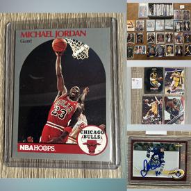 MaxSold Auction: This online auction includes trading cards featuring Michael Jordan, Andrew Wiggins, Kristaps Porzingis, Andre Drummond, Boston Celtics, Sacramento Kings, Chicago Bulls, Marcus Thornton and more!