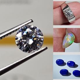MaxSold Auction: This online auction includes jewelry, gemstones such as Moissanite, Quartz, Ethiopian Opal, Onyx, Citrine, Carnelian, Gernet, Apatite, Sapphire, Lapis Lazuli and more!