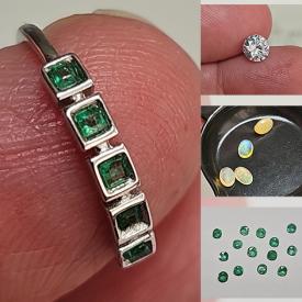 MaxSold Auction: This online auction includes an amber bracelet, sterling silver ring and other jewelry, gemstones such as Moissanite, Quartz, Emerald, Chalcedony, Iolite, Opals and more! \n