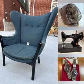 MaxSold Auction: This online auction features yarn, fabric, children’s books, art glass, ukulele, children’s sewing machine, folk art, jewelry, coins, and much, much, more!!