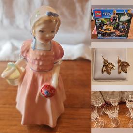 MaxSold Auction: This online auction features Royal Doulton figurines, 925 charm bracelet, vintage sewing machine, depression glass, art glass, DVDs, Lego sets, craft supplies, yarn, cookie jars, costume jewelry, watches, Wendel August Advent ornaments, pet products, and much, much, more!!