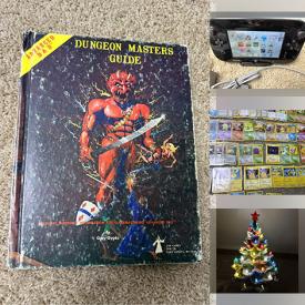 MaxSold Auction: This online auction features Pokemon cards, Justin Bieber collectibles, comics, video game strategy guides, video games, Star Trek collectibles, video game consoles & accessories, watches, DVDs, board games, vintage Christmas ornaments, and much more!!