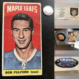 MaxSold Auction: This online auction features Wayne Gretzky collectibles, sports pennants, sports trading cards, non-sports trading cards, vintage Hot Wheels, The Beatles collectibles, Hummel figurine, vintage fishing lures, vintage dolls, vinyl records, coins, and much, much, more!!!