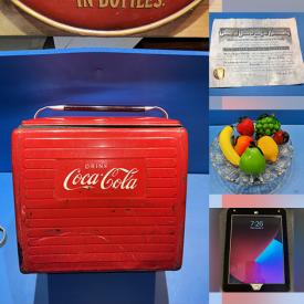 MaxSold Auction: This online auction features Coca-Cola collectible, sports trading cards, sports collectibles, fishing gear, toys, train set, antique crock, beer stein, art glass, vintage bottles, Disney watches, Pendelfin collectibles, and much more!!