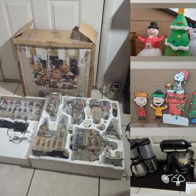 MaxSold Auction: This online auction includes Christmas Village houses and other Christmas decor, jewelry, coins, Dell Inspiron touch screen, dolls, electronics, Hot Wheels, floor lamp, Kenmore upright freezer, cocktail tables, servingware, Carrera slot car set, Coca Cola memorabilia, sports jerseys, small kitchen appliances and more!