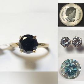 MaxSold Auction: This online auction includes jewelry such as 10k gold pendants, marcasite, silver earrings, stones such as morganite, aquamarine, sapphire and opals, Canadian collector coins and more!