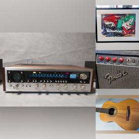 MaxSold Auction: This online auction features HB blanket, sewing machines, guitars, stereo components, TV, flute, vinyl records, mantle clocks, clarinet, amp, speakers, and much, much, more!!!