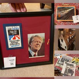 MaxSold Auction: This online auction features vinyl records, dollhouse, pet products, video games, horse brass, stained glass, toys, office supplies, golf clubs, foreign money, auto ephemera, and much, much, more!!