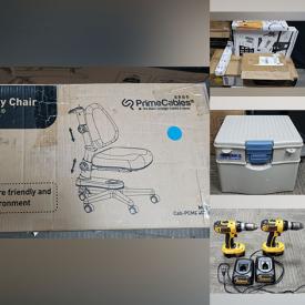 MaxSold Auction: This online auction includes a desk riser, children’s study chair, baby playpen, Sortwise trolley, monitor stand, Brinks security safe, commode cooking plate, gimbal, controllers, motherboard, Blu Ray, Acer Chromebook, vintage toys, fishing lures, BT speaker, smartphones, LED lights, Manfrotto tripod, tools, smartwatches and much more!
