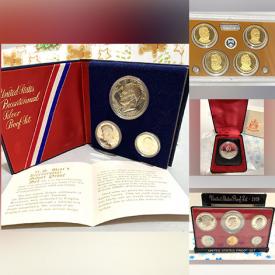 MaxSold Auction: This online auction features US & Canadian uncirculated coins, proof sets, mint sets, and much more!!