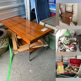 MaxSold Auction: This online auction includes Christmas trees, wreaths, lights and other decorations, board games, kitchenware, Shark steam cleaner and other small appliances, home decor, wall art, linens, canning jars, garden supplies, outdoor Halloween decor and more!