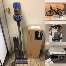 MaxSold Auction: This online auction features exercise equipment, mountain bike, stacked washer & dryer, small kitchen appliances, ring light, fitness gear, air purifiers, new beauty products, solar string lights, pressure washer, grow light, and much, much, more!!