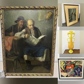 MaxSold Auction: This online auction includes art from Edward Curtis, Zoltan Noeh, Denbigh, vinyl records, vintage Precious Moments figures, antique brass wall hang match strike, diecast model cars, lamps, wind up tin toys and more!