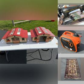 MaxSold Auction: This online auction features kid’s bike, sewing machine, generator, 3D printer, inversion table, TV, doll house accessories, pet products, inflatable chair, and much, much, more!!