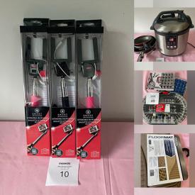 MaxSold Auction: This online auction features grow light, small kitchen appliances, Corelle dishware, tool accessories, acoustic cloth-covered boxes, tote bags, car mats, and much, much, more!!!