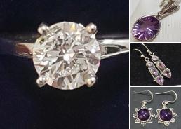 MaxSold Auction: This online auction features diamond rings, gold & gemstone jewelry, gold pendants, loose gemstones, coins, natural leaf necklace, jewelry findings, sterling silver jewelry, Pandora beads, and much, much, more!!