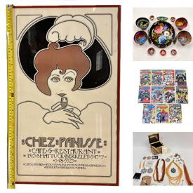 MaxSold Auction: This online auction features desk, polished metal poster bed, art prints, original paintings,  wood carvings, comics, wood secretary, art glass, office supplies, wristwatches, mini cottages, small kitchen appliances, coin sets, puppets, costume jewelry,  and much more!