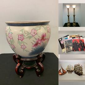 MaxSold Auction: This online auction features gold jewelry, art glass, silver jewelry, watches, costume jewelry, lithograph prints, collector plates, Royal Doulton figurines, vinyl records, Fenton glass, coins, vintage Wade miniatures, vintage model ships, vintage outerwear, and much, much, more!!