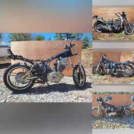 MaxSold Auction: This online auction features  motorcycle salvage lot parts such as 1982 Yamahad SC400rj, 1982 Yamaha XJ750RJJ, 1986 Kawasaki KLR650A, Yamaha 750, Yamaha fuel tanks, 1985 Honda, and much, much, more!!