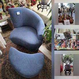 MaxSold Auction: This online auction features accent rugs, sports trading cards, guitar, kitchen island, rolling toolbox, power tool, sports equipment, DVDs, jewelry, live plants, stained glass lamp, camping gear, vintage magazines, cookie jar, Fenton glass, African mask, vintage show saddle, coins, motorcycle apparel, milk glass, puzzles, vintage postcards, and much, much, more!!