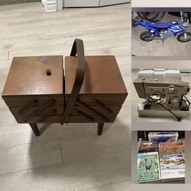 MaxSold Auction: This online auction features video games, vinyl records, vintage toys, board games, puzzles, action figures, sewing machine, comic books, vintage magazines, antique radios, dirt bike, and much, much, more!!