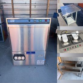 MaxSold Auction: This online auction includes a Newco commercial coffee maker, bar ice well with sinks, Moyer Diebel commercial washer, mini fridges, stepladder, coat rack, glassware, jugs, yard tools, printer, home improvement supplies, hardware, JobMate drill and more!