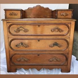 MaxSold Auction: This online auction features furniture such as Victorian Stool, Chippendale style chairs, Antique Pine Table with drawer, Victorian side Chair, Victorian Bureau, Mid Century Heggen Desk, Ethan Allen Side Table and much more!