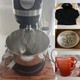 MaxSold Auction: This online auction features professional mixer, small kitchen appliances, costume jewelry, cast iron teapot, stamps, collectible Hallmark ornaments, vintage Pyrex, pet products, watches, and much, much, more!!!