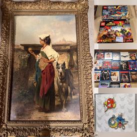 MaxSold Auction: This online auction includes antique oil painting, collectible figures such as Funko, WWE, NHL, Marvel, Disney, and Star Wars, Lego sets, Blu-Ray DVDs, small kitchen appliances, trading cards such as NHL, WWF, Pokémon, and YuGi-Oh, vintage LP records, comics, graphic novels, and much, much more!