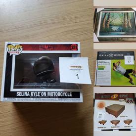 MaxSold Auction: This online auction features Funko Pops, fitness gear, DVDs, massagers, pet products, new magnetic notepads, new air pods, new water bottles, printer, bike trainers, hardware, e-bike parts, golf clubs, and much, much, more!!