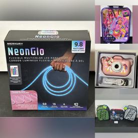 MaxSold Auction: This online auction features NIB LED rope lights, NIB toys, new kitchen towels, yard tools, yarn, pet products, rug runner, and much, much, more!!