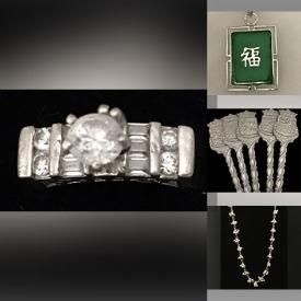 MaxSold Auction: This online auction features sterling silver rings & pendants, evening necklaces, bracelets, sports trading cards, Lilliput Lane figurines, costume jewelry, collector spoons, Neil Broadfoot prints, and much, much, more!!