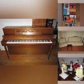 MaxSold Auction: This online auction features vintage credenza, vintage bottles, teacup/saucer sets, Casio keyboard, vinyl records, Royal Doulton figurines, Sarah’s Angels, unicorn figurines, rocking chair, outdoor chairs, clocks, leather jackets, and much, much, more!!