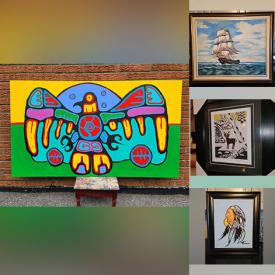 MaxSold Auction: This online auction features original paintings by Karl Burrows, Randy Knott, and fine art prints by Maud Lewis, Emily Carr, Tom Thomson, and much, much, more!!