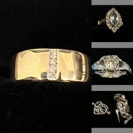 MaxSold Auction: This online auction includes jewelry such as a 1903 pocket watch chain, antique diamond ring, ruby ring, pendants, Limoges box and more!