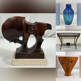 MaxSold Auction: This online auction features art glass, Vicki Grant art sculpture, wall mask, Alfar Wallada terracotta plates, vintage binoculars, framed photos, area rugs, cameras & accessories, watches, and much more!!