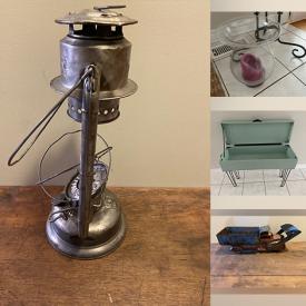 MaxSold Auction: This online auction features antique beacon lantern, vintage door knobs/plates, sports memorabilia, vintage fishing lures, SAD irons, vintage hand tools, antique wringer washer, vintage board games, hockey photos, and much, much, more!!!