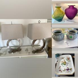 MaxSold Auction: This online auction features Archie Beaulieu coat, glass top table, fitness gear, area rugs, brassware, art glass, small kitchen appliances, and much, much, more!!