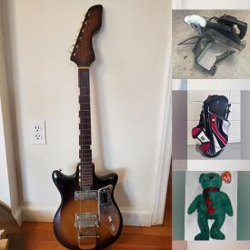 MaxSold Auction: This online auction features golf bags, coffee tables, table saw, Beanie Babies, Disney collectibles, reception desk, conference table, upright piano, guitar, and much, much, more!!