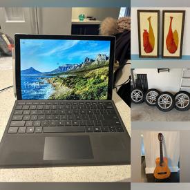 MaxSold Auction: This online auction features MCM Richter wall art, winter tires, learning guitar, surface laptop, display cases, and much, much, more!!