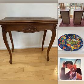 MaxSold Auction: This online auction features kneeling chair, art pottery, Delft collectibles, vinyl records, telescope, small kitchen appliances, salt & pepper shakers, kiln, pottery wheel, stained glass panels, sports equipment, snowblower, wheelchairs, mini fridge, vintage vanity, and much more!!