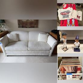 MaxSold Auction: This online auction features jewelry, vinyl records, Asian clothing, vintage dolls, Longaberger baskets, hope chest, sports collectibles, quilts, patio furniture, vacuums, and much more!!