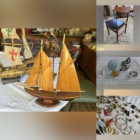 MaxSold Auction: This online auction features leather coat, teak chair, fishing gear, jewelry, African carvings, coins, watches, fire pot, women’s clothing, vinyl records, scrapbook supplies, worry dolls, vintage marbles, snowboarding gear, small kitchen appliances, board games, pet products, puzzles, binoculars, ship models, and much, much, more!!
