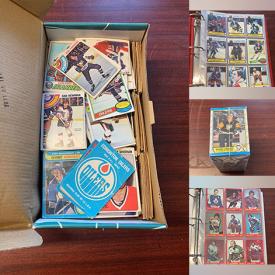 MaxSold Auction: This online auction includes sports trading cards such as Upper Deck, O-Pee-Chee, Score, and DonRuss, McDonald’s collectables, hockey collectables, and more!