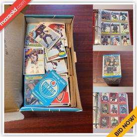 MaxSold Auction: This online auction includes sports trading cards such as Upper Deck, O-Pee-Chee, Score, and DonRuss, McDonald’s collectables, hockey collectables, and more!