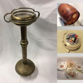 MaxSold Auction: This online auction features art pottery, decorative teapots, vintage barware, Star Wars collectibles, vintage draft taps, collector plates, vintage bottles, teacup/saucer sets, floor ashtrays, pro machinist tools, vintage pocket lighters, and much, much, more!!